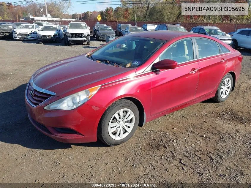 2011 Hyundai Sonata Gls VIN: 5NPEB4AC9BH305695 Lot: 40729293