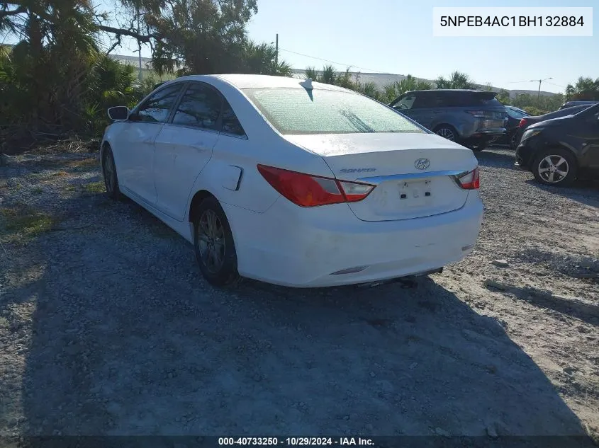 2011 Hyundai Sonata Gls VIN: 5NPEB4AC1BH132884 Lot: 40733250