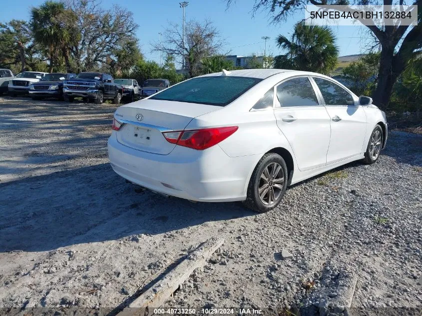 2011 Hyundai Sonata Gls VIN: 5NPEB4AC1BH132884 Lot: 40733250