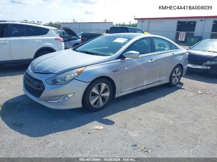 2011 Hyundai Sonata Hybrid VIN: KMHEC4A41BA008039 Lot: 40734064