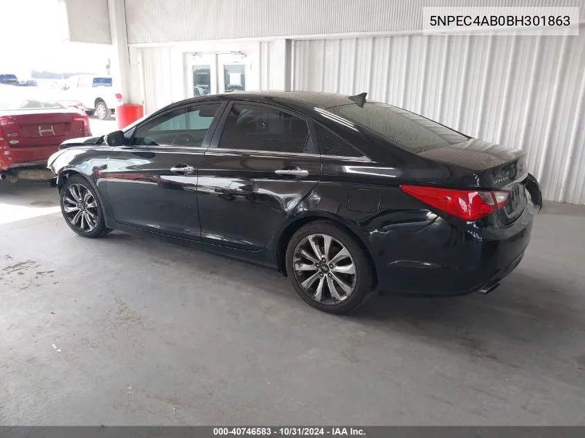 2011 Hyundai Sonata Limited 2.0T VIN: 5NPEC4AB0BH301863 Lot: 40746583