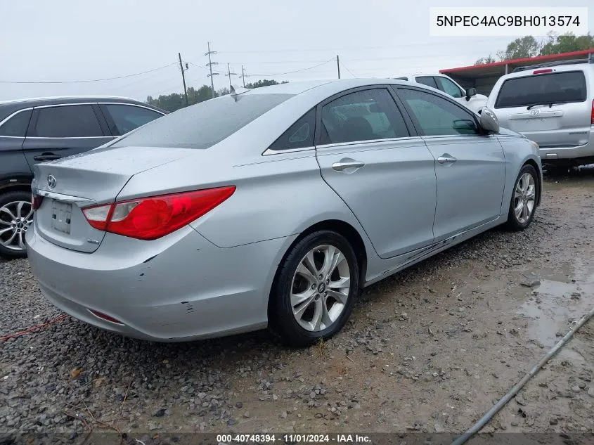 2011 Hyundai Sonata Limited VIN: 5NPEC4AC9BH013574 Lot: 40748394