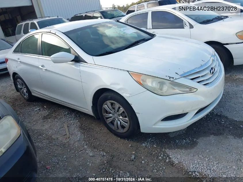 2011 Hyundai Sonata Gls VIN: 5NPEB4AC2BH237028 Lot: 40757478