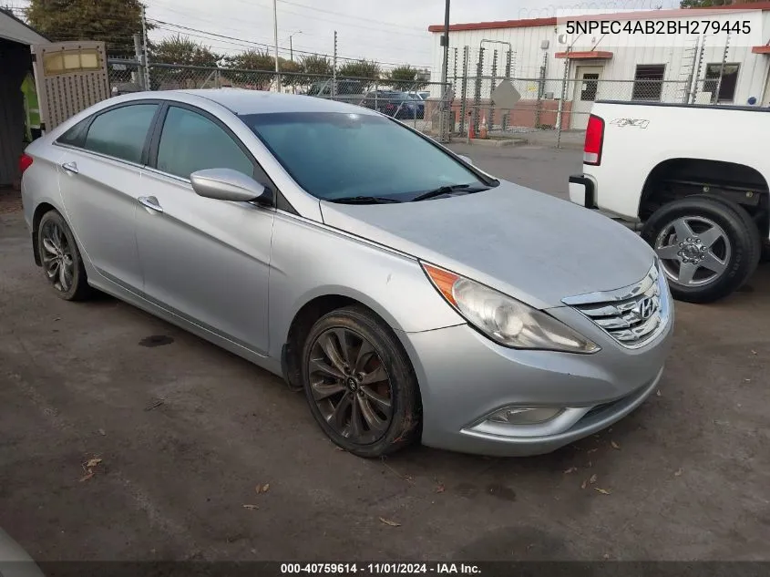 2011 Hyundai Sonata Se 2.0T VIN: 5NPEC4AB2BH279445 Lot: 40759614