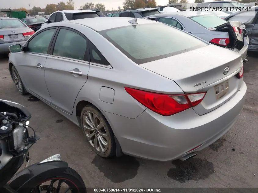 2011 Hyundai Sonata Se 2.0T VIN: 5NPEC4AB2BH279445 Lot: 40759614