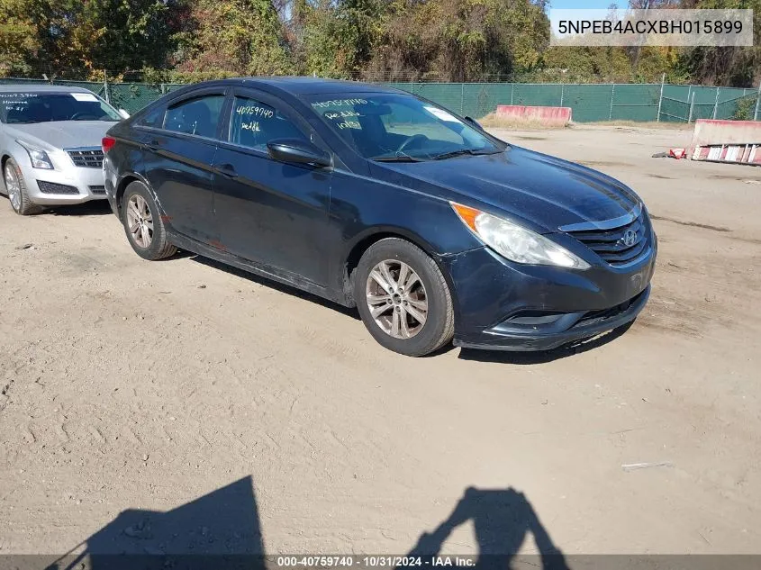 2011 Hyundai Sonata Gls VIN: 5NPEB4ACXBH015899 Lot: 40759740