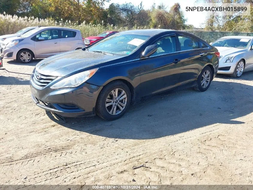 2011 Hyundai Sonata Gls VIN: 5NPEB4ACXBH015899 Lot: 40759740