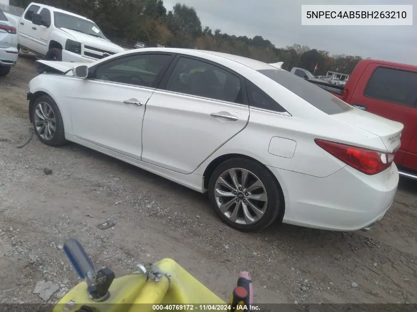 2011 Hyundai Sonata Limited 2.0T VIN: 5NPEC4AB5BH263210 Lot: 40769172