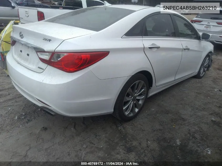 2011 Hyundai Sonata Limited 2.0T VIN: 5NPEC4AB5BH263210 Lot: 40769172