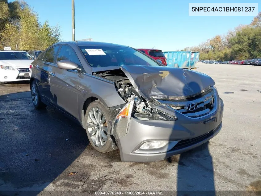 2011 Hyundai Sonata Se VIN: 5NPEC4AC1BH081237 Lot: 40776249