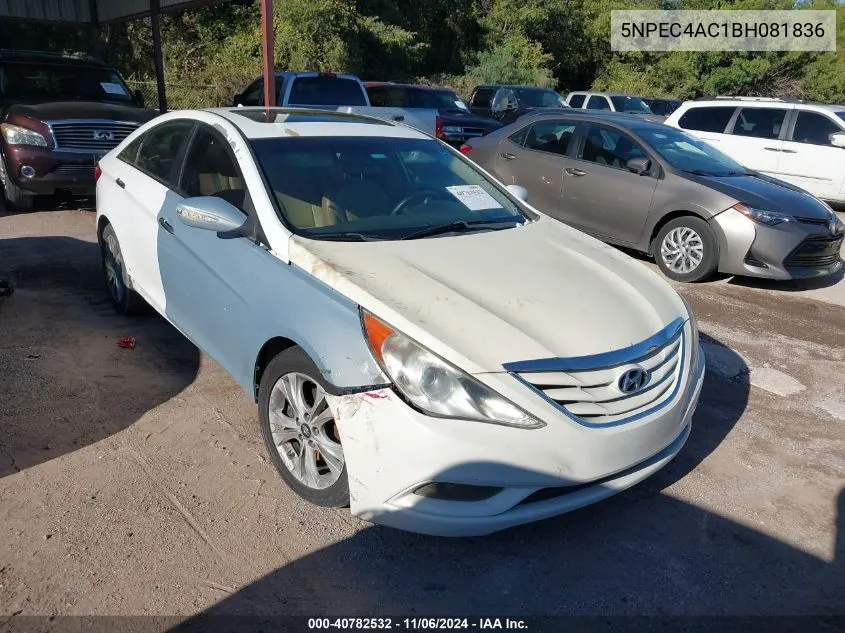 2011 Hyundai Sonata Limited VIN: 5NPEC4AC1BH081836 Lot: 40782532