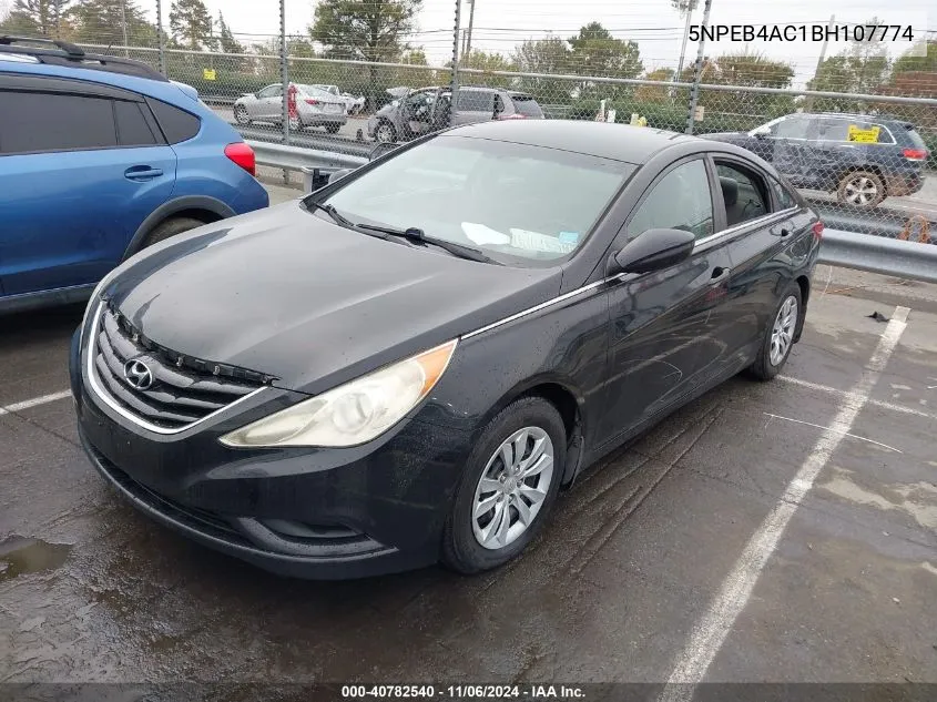 2011 Hyundai Sonata Gls VIN: 5NPEB4AC1BH107774 Lot: 40782540