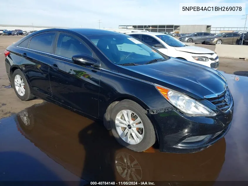 2011 Hyundai Sonata Gls VIN: 5NPEB4AC1BH269078 Lot: 40784148