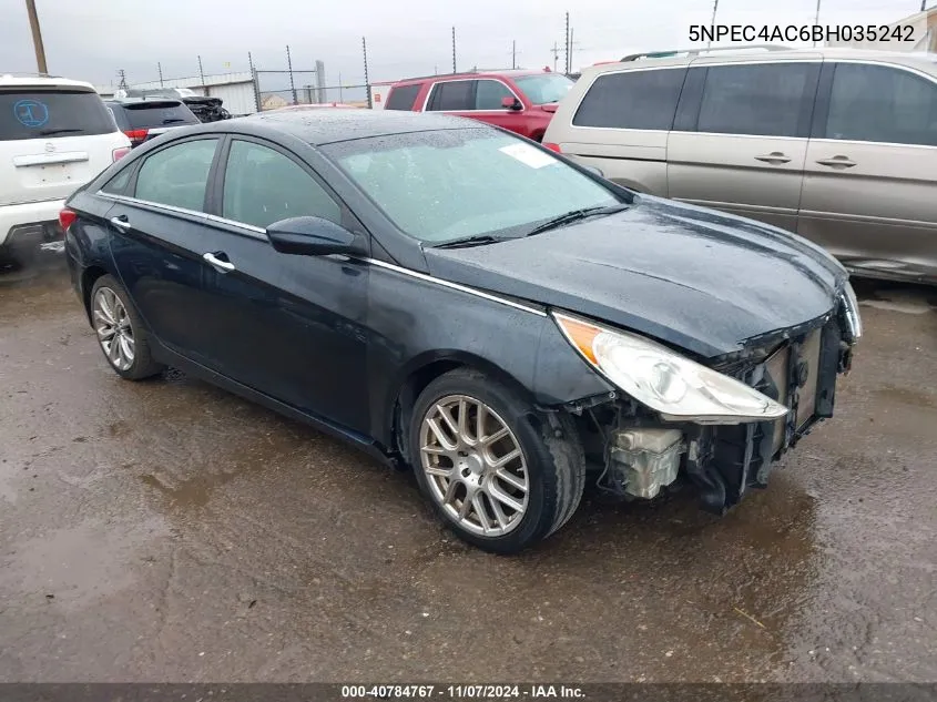 2011 Hyundai Sonata Se VIN: 5NPEC4AC6BH035242 Lot: 40784767