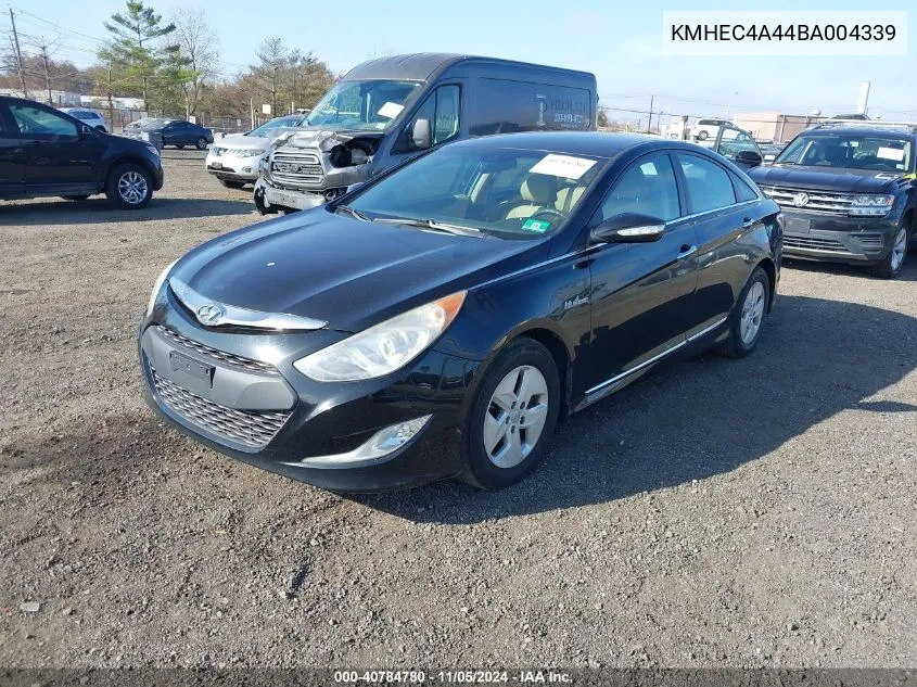 2011 Hyundai Sonata Hybrid VIN: KMHEC4A44BA004339 Lot: 40784780