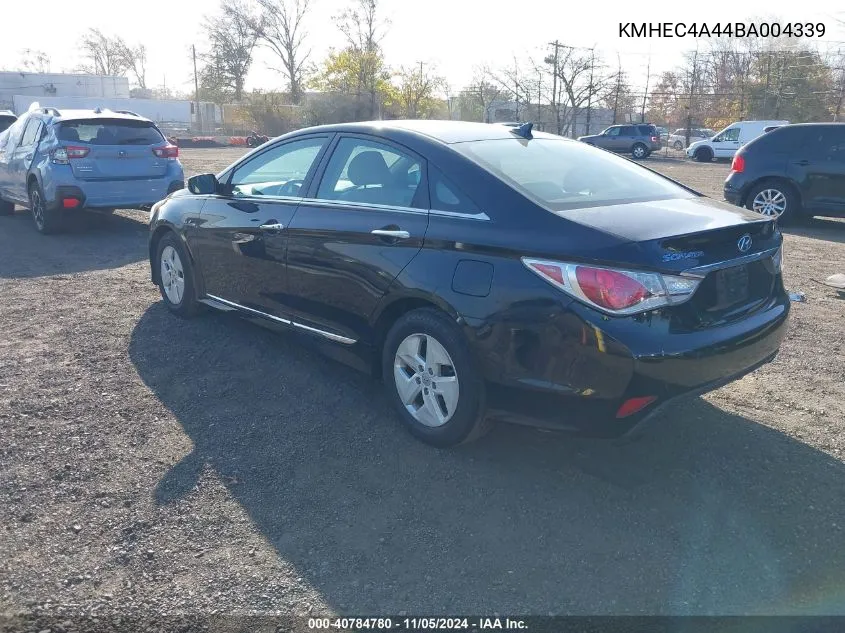 2011 Hyundai Sonata Hybrid VIN: KMHEC4A44BA004339 Lot: 40784780