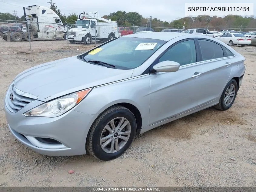 2011 Hyundai Sonata Gls VIN: 5NPEB4AC9BH110454 Lot: 40797944