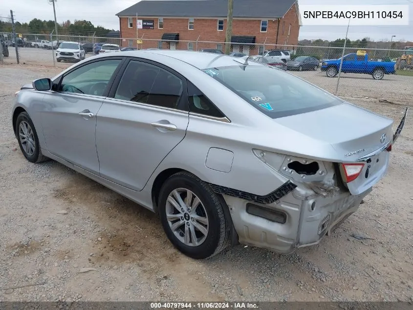 2011 Hyundai Sonata Gls VIN: 5NPEB4AC9BH110454 Lot: 40797944