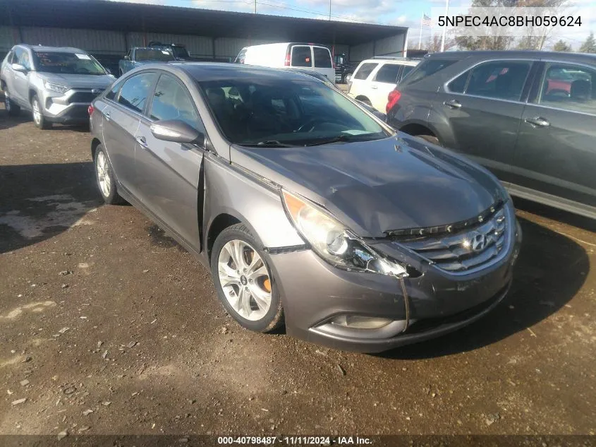 2011 Hyundai Sonata Limited VIN: 5NPEC4AC8BH059624 Lot: 40798487