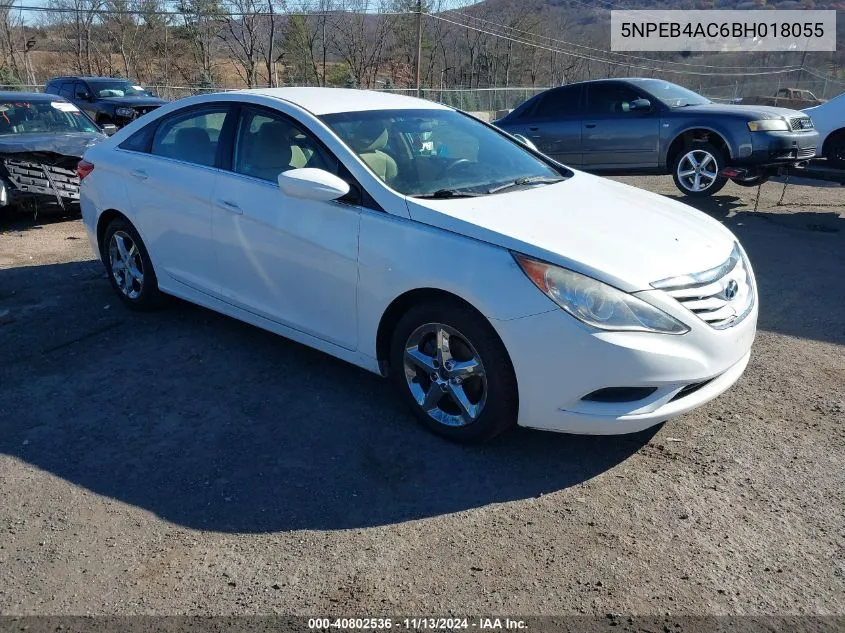 2011 Hyundai Sonata Gls VIN: 5NPEB4AC6BH018055 Lot: 40802536