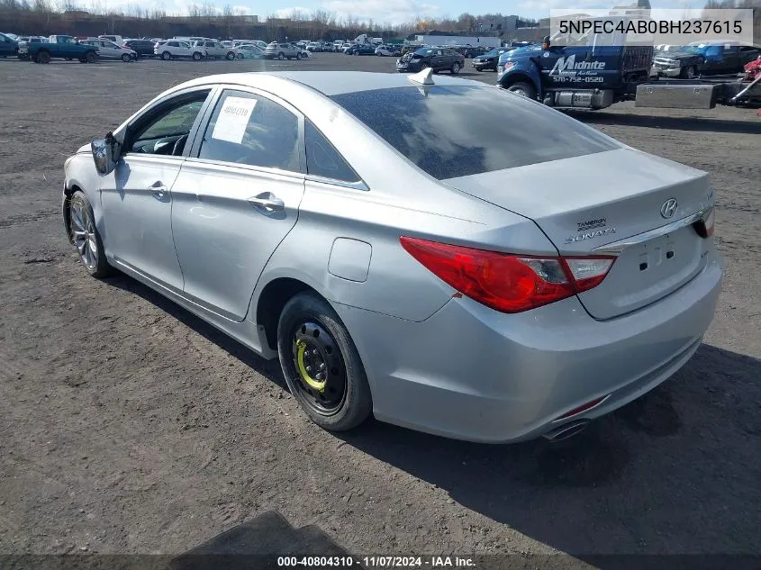 2011 Hyundai Sonata Limited 2.0T VIN: 5NPEC4AB0BH237615 Lot: 40804310