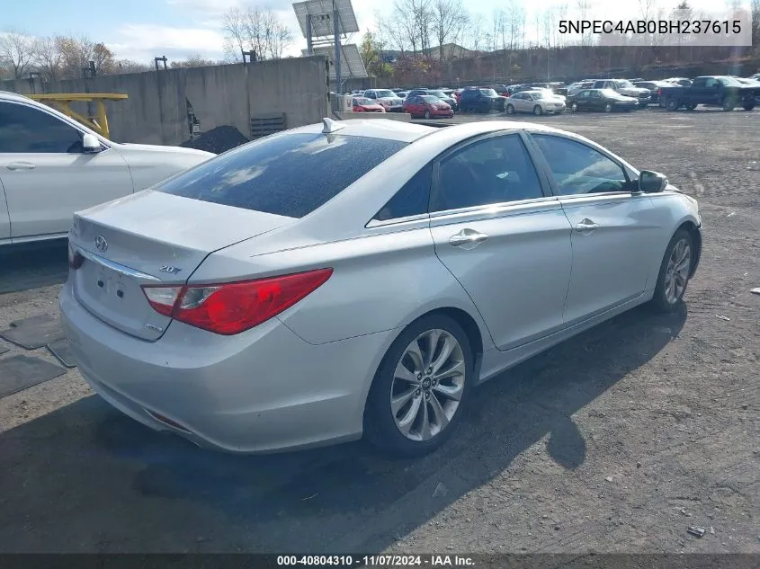 2011 Hyundai Sonata Limited 2.0T VIN: 5NPEC4AB0BH237615 Lot: 40804310