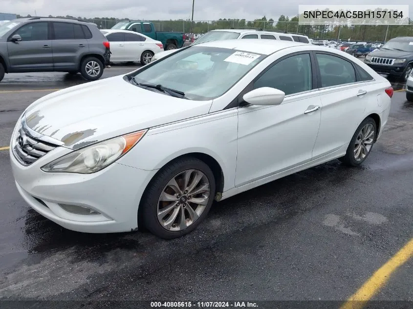 2011 Hyundai Sonata Se/Limited VIN: 5NPEC4AC5BH157154 Lot: 40805615