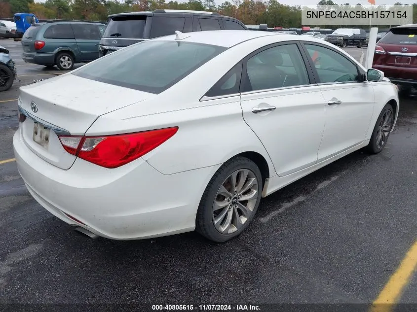 2011 Hyundai Sonata Se/Limited VIN: 5NPEC4AC5BH157154 Lot: 40805615