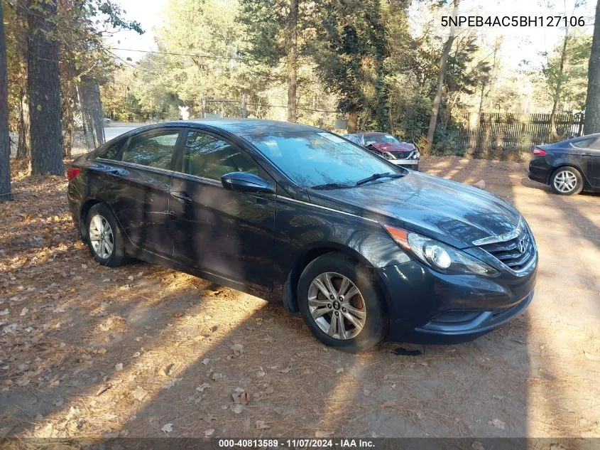 2011 Hyundai Sonata Gls VIN: 5NPEB4AC5BH127106 Lot: 40813589