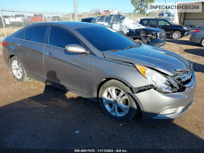 2011 Hyundai Sonata Limited VIN: 5NPEC4AC1BH265268 Lot: 40817070