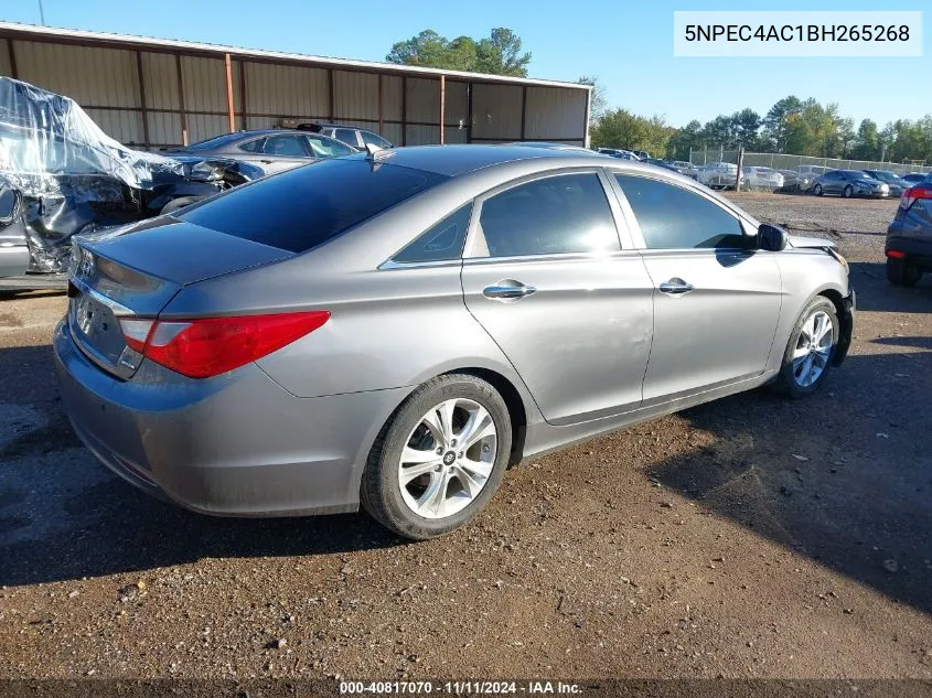 2011 Hyundai Sonata Limited VIN: 5NPEC4AC1BH265268 Lot: 40817070