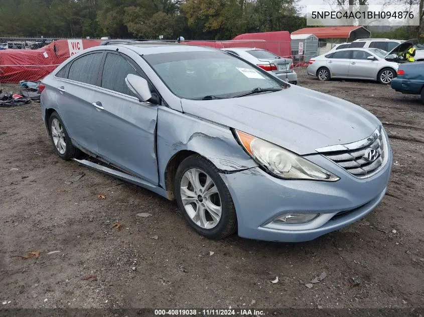 2011 Hyundai Sonata Limited VIN: 5NPEC4AC1BH094876 Lot: 40819038