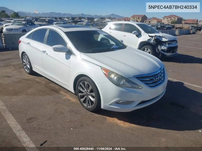 2011 Hyundai Sonata Limited 2.0T VIN: 5NPEC4AB7BH240334 Lot: 40828440