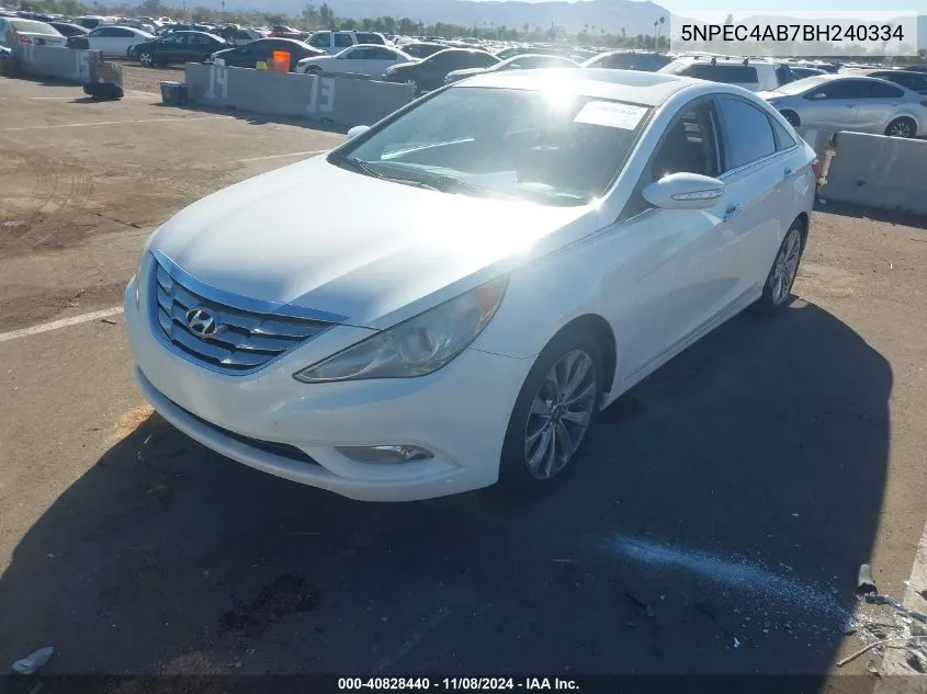 2011 Hyundai Sonata Limited 2.0T VIN: 5NPEC4AB7BH240334 Lot: 40828440