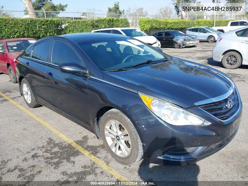 2011 Hyundai Sonata Gls VIN: 5NPEB4AC4BH285937 Lot: 40828654