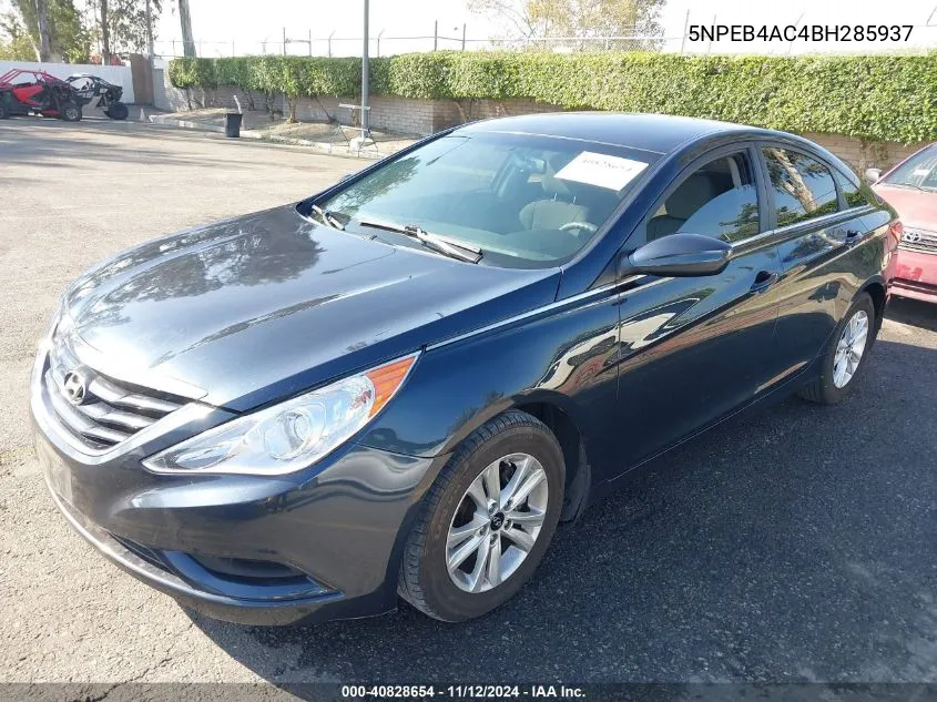 2011 Hyundai Sonata Gls VIN: 5NPEB4AC4BH285937 Lot: 40828654