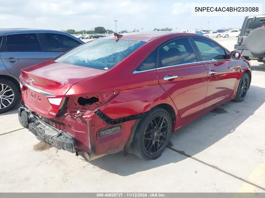 2011 Hyundai Sonata Limited VIN: 5NPEC4AC4BH233088 Lot: 40828727