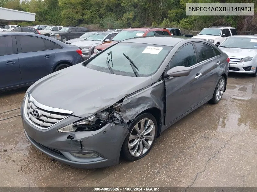 2011 Hyundai Sonata Se VIN: 5NPEC4ACXBH148983 Lot: 40829626