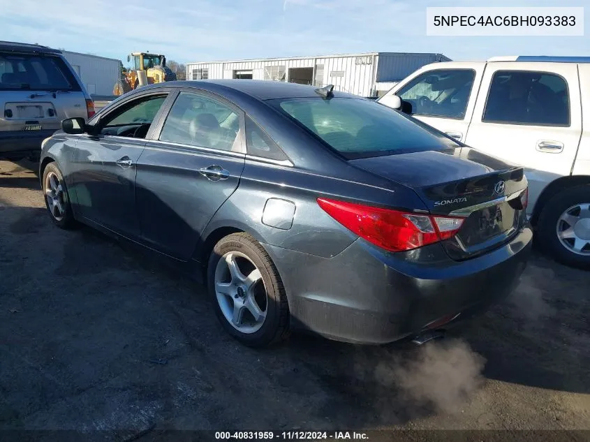 2011 Hyundai Sonata Se VIN: 5NPEC4AC6BH093383 Lot: 40831959