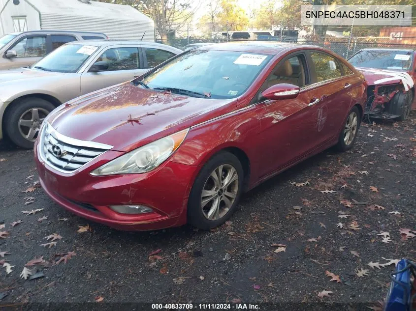 2011 Hyundai Sonata Limited VIN: 5NPEC4AC5BH048371 Lot: 40833709