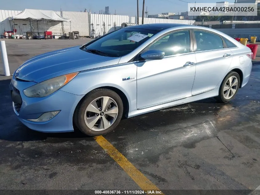 2011 Hyundai Sonata Hybrid Hybrid VIN: KMHEC4A42BA000256 Lot: 40836736