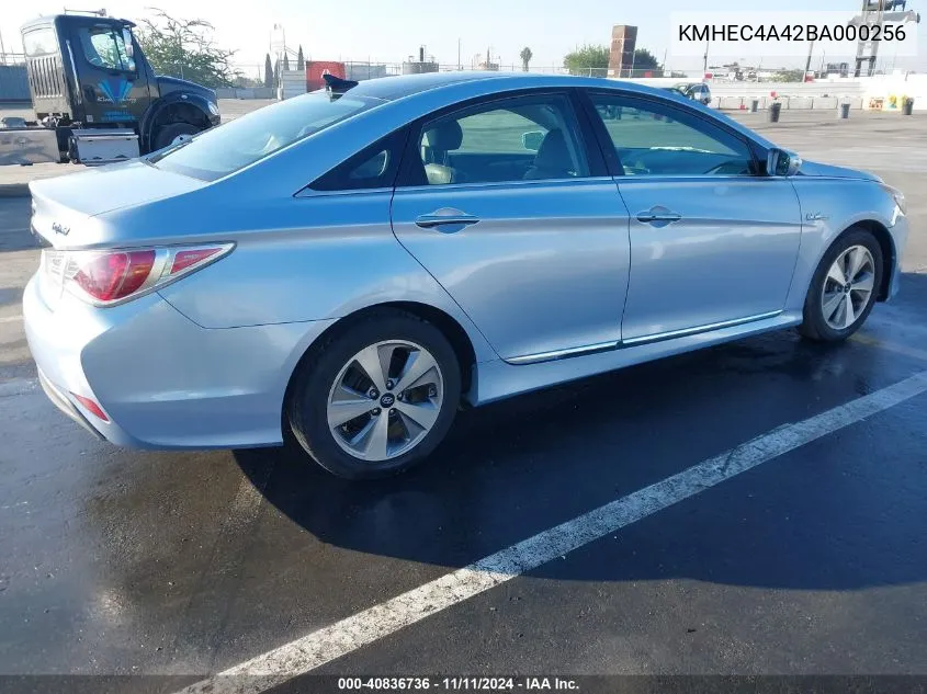 2011 Hyundai Sonata Hybrid Hybrid VIN: KMHEC4A42BA000256 Lot: 40836736