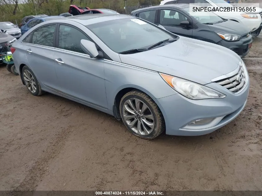 5NPEC4AC2BH196865 2011 Hyundai Sonata Se