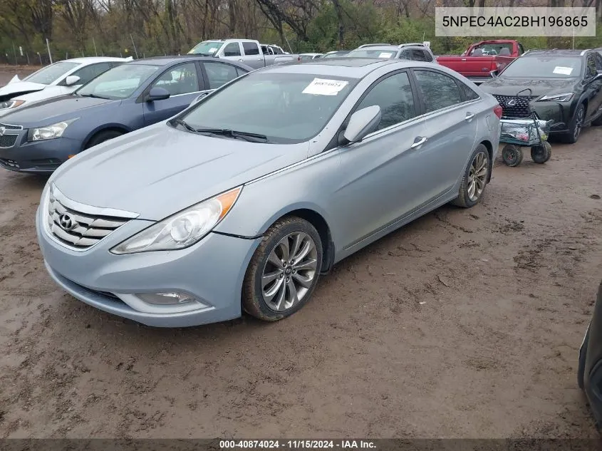 5NPEC4AC2BH196865 2011 Hyundai Sonata Se