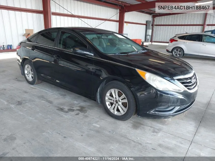 5NPEB4AC1BH188467 2011 Hyundai Sonata Gls