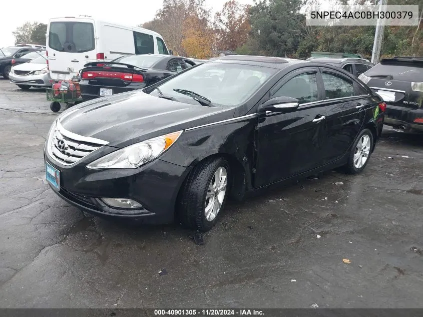 2011 Hyundai Sonata Limited VIN: 5NPEC4AC0BH300379 Lot: 40901305