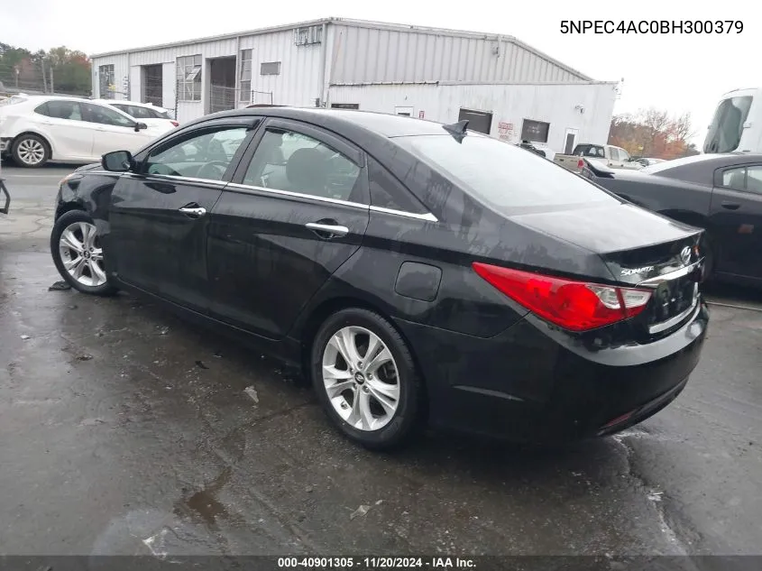 2011 Hyundai Sonata Limited VIN: 5NPEC4AC0BH300379 Lot: 40901305