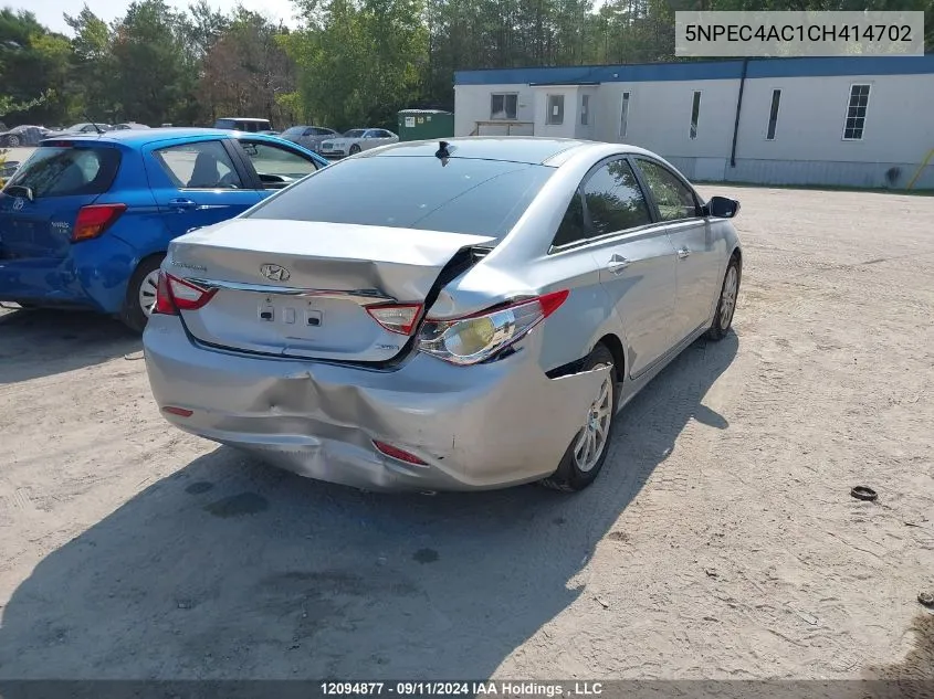 5NPEC4AC1CH414702 2012 Hyundai Sonata Se/Limited