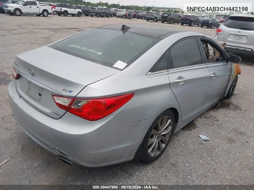 5NPEC4AB3CH442198 2012 Hyundai Sonata Limited 2.0T