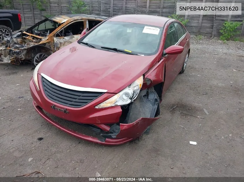 5NPEB4AC7CH331620 2012 Hyundai Sonata Gls